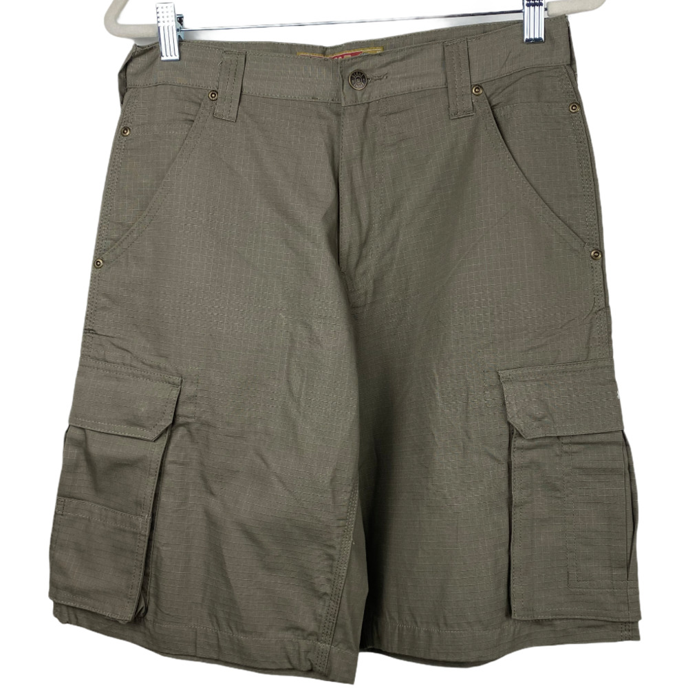 BERNE Cargo Short 30 Waist 100% Cotton EUC Pockets Ripstop
